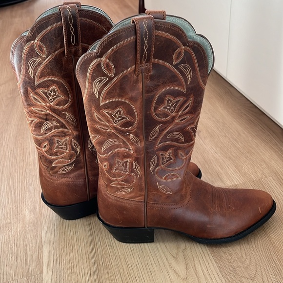 Women's Ariat Heritage Western Cowboy R Toe Boot Style10001015 (15702) Size 6.5B - Picture 4 of 12
